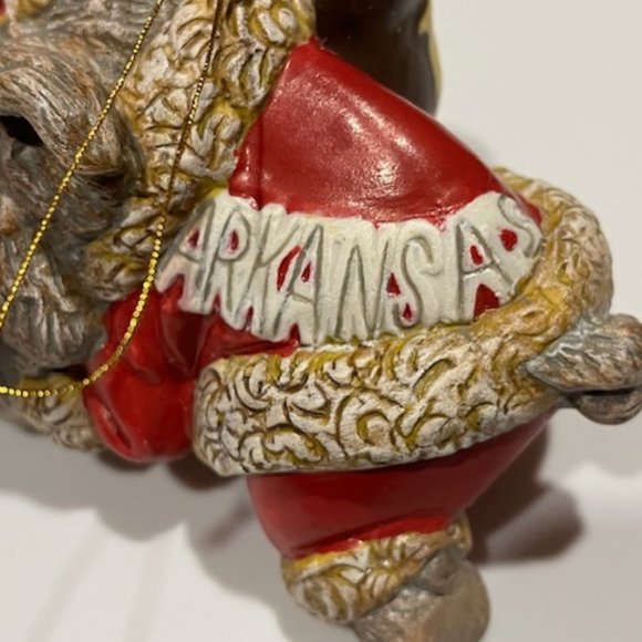 VTG University of Arkansas Razorbacks Christmas Hanging Ornament Collectible - Picture 9 of 14
